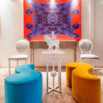 Interno multicolor per il Designer Nicola Falcone.