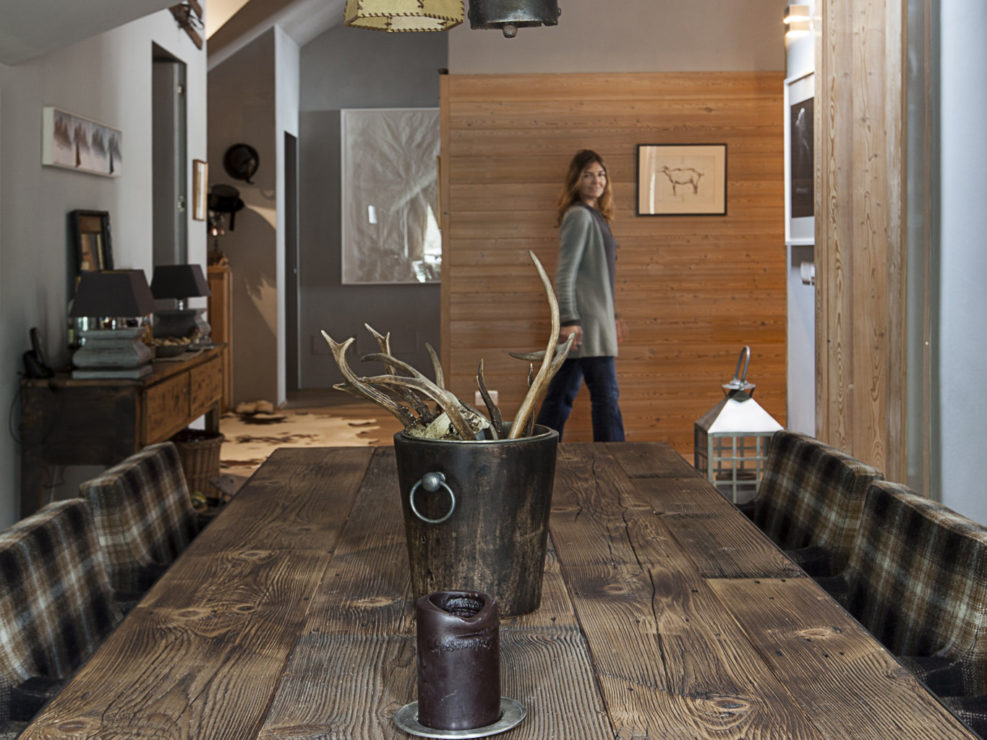 Sala da pranzo casa Giovanelli Pelù